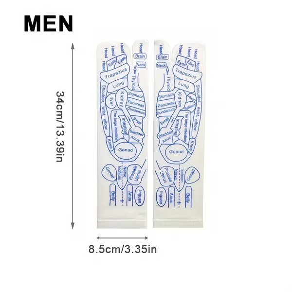Official Store:✅ MIGUJO™ Reflexology Chart Socks with Trigger Point Massage Tool
