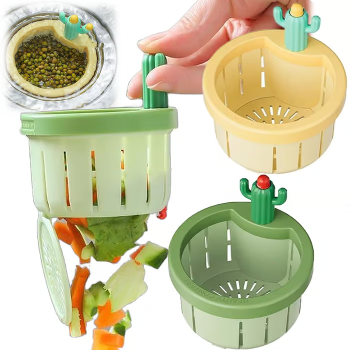 💧Last Day Promotion 49% OFF👍Cactus Kitchen Automatic Dumping Sink Filter(universal model)