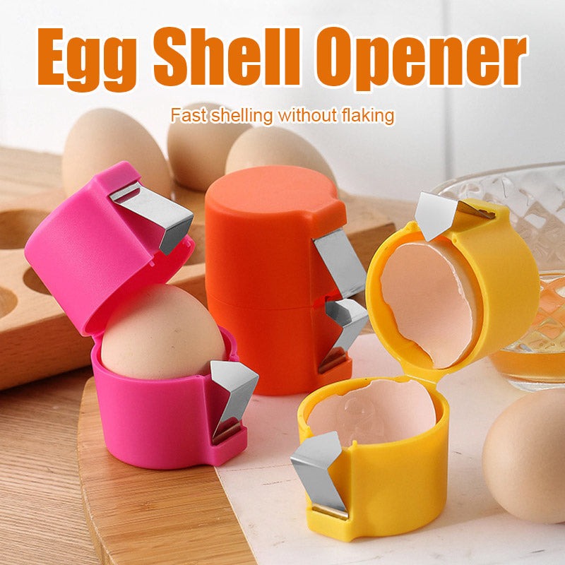 Egg shell Opener, Eggshell Cracker for Eggs, Stainless Steel Egg Peeler, Handheld Egg Seperator Tool, Quick Egg Breaker for Kitchen-🇺🇸 Made in the USA