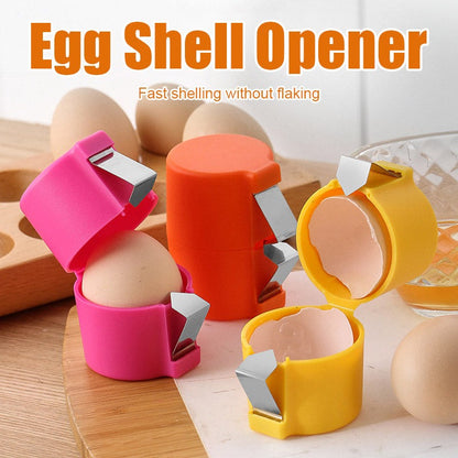 Egg shell Opener, Eggshell Cracker for Eggs, Stainless Steel Egg Peeler, Handheld Egg Seperator Tool, Quick Egg Breaker for Kitchen-🇺🇸 Made in the USA