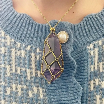 2025 TIMNAMY™ Crystal Necklace--Natural ore, pure handmade craftsmanship🎁