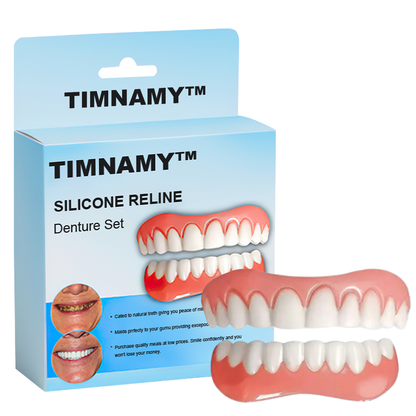 Official Store：✅TIMNAMY™ Silicone Reline Denture Set-Easy to use, no peeling, dentist recommended