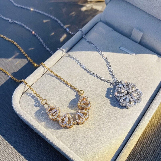 🔥Last Day Promotion 49% OFF🔥Lucky Heart Sterling Silver Necklace🍀