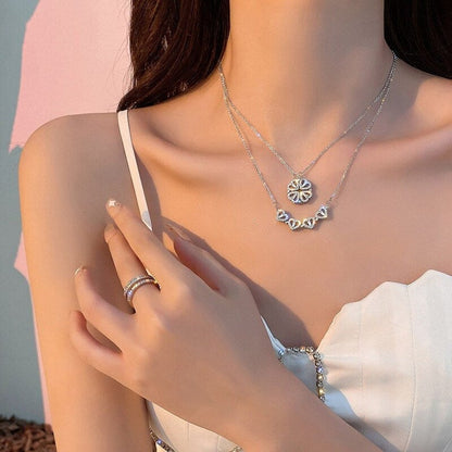 🔥Last Day Promotion 49% OFF🔥Lucky Heart Sterling Silver Necklace🍀
