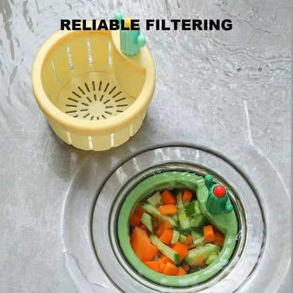 💧Last Day Promotion 49% OFF👍Cactus Kitchen Automatic Dumping Sink Filter(universal model)