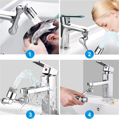 💖Last Day Promotion 49% OFF💖Rotating 1080° robotic arm faucet (universal model)--👩‍👩‍👧‍👧The direction and water flow rate can be freely adjusted