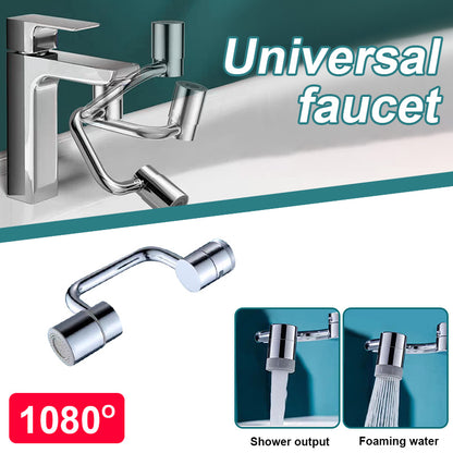 🏆Last Day Promotion 49% OFF🌟🌟TIMNAMY™ Rotating 1080° robotic arm faucet (universal model)--✅The direction and water flow rate can be freely adjusted