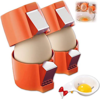 Egg shell Opener, Eggshell Cracker for Eggs, Stainless Steel Egg Peeler, Handheld Egg Seperator Tool, Quick Egg Breaker for Kitchen-🇺🇸 Made in the USA