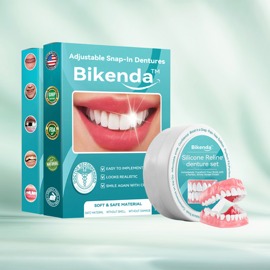 𝐁𝐢𝐤𝐞𝐧𝐝𝐚™🗽 Silicone Reline Denture Set (⏰Limited Time 80% Off - Last 30 Minutes ⏰)