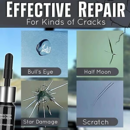 (Last Day Promotion - 49% OFF) 🔥TIMNAMY ®Cracks Gone Glass Repair Kit (New Formula), BUY MORE GET MORE FREE🔥