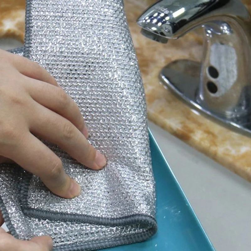 🎁Last Day Promotion 50% OFF🎁Multipurpose Wire Dishwashing Rags for Wet and Dry