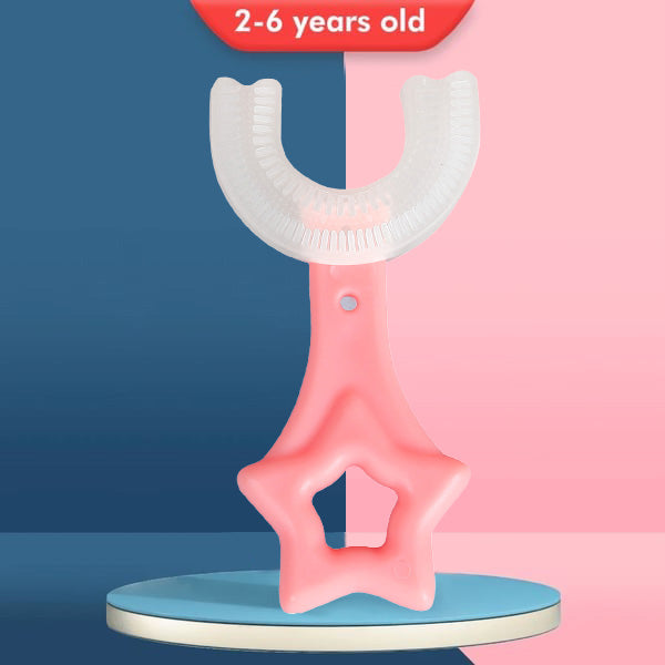 🔥Last Day Promotion 49% OFF🔥U-shaped Children's Toothbrush--💯Full silicone design, safe and does not hurt gums