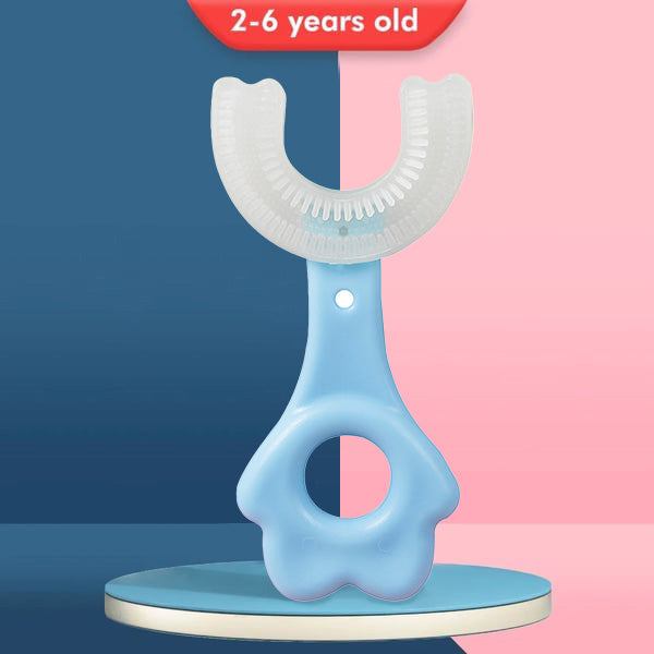 🔥Last Day Promotion 49% OFF🔥U-shaped Children's Toothbrush--💯Full silicone design, safe and does not hurt gums