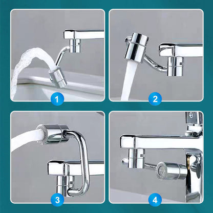 🏆Last Day Promotion 49% OFF🌟🌟TIMNAMY™ Rotating 1080° robotic arm faucet (universal model)--✅The direction and water flow rate can be freely adjusted
