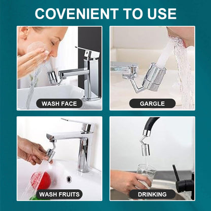 🔥Last Day Promotion 49% OFF🔥👍Upgraded Universal Splash Filter Faucet--👩‍👩‍👧‍👧The direction and water flow rate can be freely adjusted