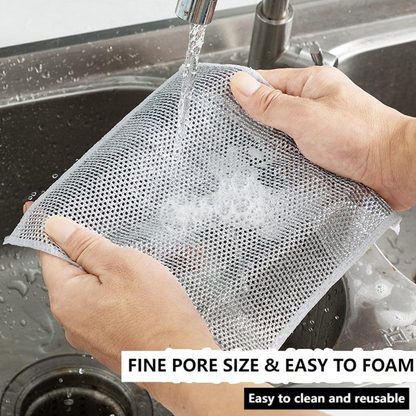 🎁Last Day Promotion 50% OFF🎁Multipurpose Wire Dishwashing Rags for Wet and Dry