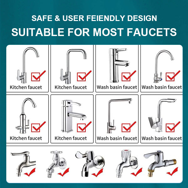 🔥Last Day Promotion 49% OFF🔥👍Upgraded Universal Splash Filter Faucet--👩‍👩‍👧‍👧The direction and water flow rate can be freely adjusted