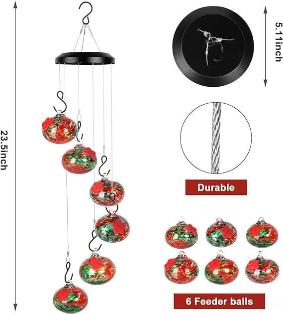 🏆Last Day Promotion 49% OFF🏆Charming Wind Chimes Hummingbird feeders