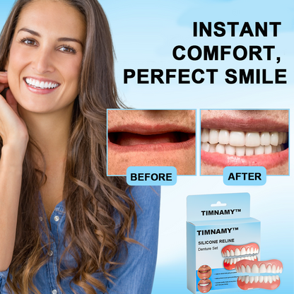 Official Store：✅TIMNAMY™ Silicone Reline Denture Set-Easy to use, no peeling, dentist recommended