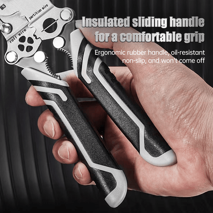 🥇2025 New Upgrade🥇TIMNAMY™ Multifunctional Folding Wire Stripper-Professional Electrician Tool 【⚡Last Day Promotion 60% OFF】