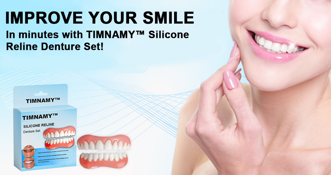 Official Store：✅TIMNAMY™ Silicone Reline Denture Set-Easy to use, no peeling, dentist recommended