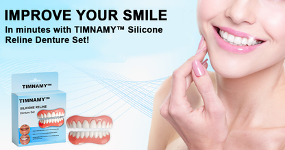Official Store：✅TIMNAMY™ Silicone Reline Denture Set-Easy to use, no peeling, dentist recommended