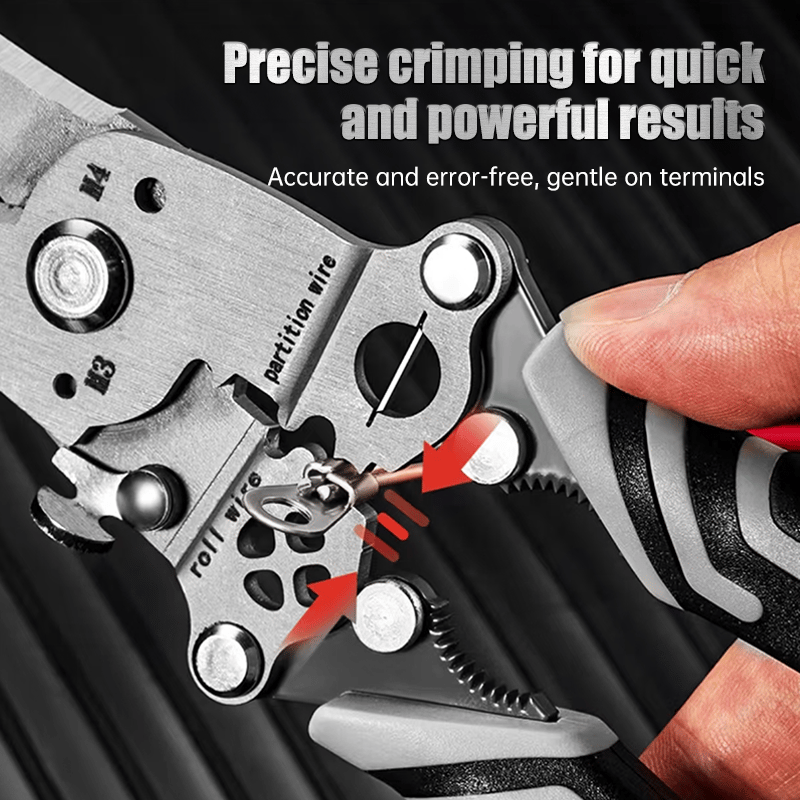 🥇2025 New Upgrade🥇TIMNAMY™ Multifunctional Folding Wire Stripper-Professional Electrician Tool 【⚡Last Day Promotion 60% OFF】