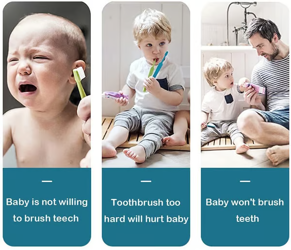 🔥Last Day Promotion 49% OFF🔥U-shaped Children's Toothbrush--💯Full silicone design, safe and does not hurt gums