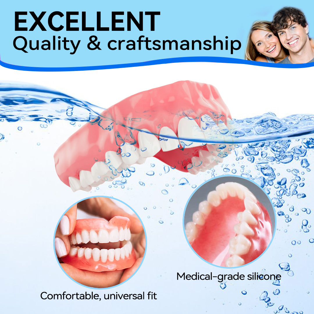 𝐁𝐢𝐤𝐞𝐧𝐝𝐚™🗽 Silicone Reline Denture Set (⏰Limited Time 80% Off - Last 30 Minutes ⏰)