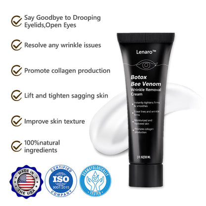 👨‍⚕️ Made and Shipped from USA✅ Lenaro™ Botox Bee Venom Wrinkle Removal Cream- LAST DAY 80% OFF