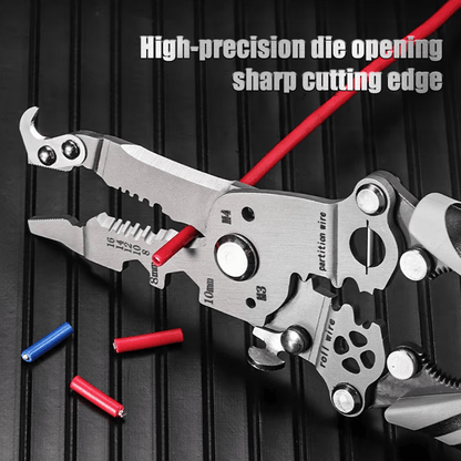 🥇2025 New Upgrade🥇TIMNAMY™ Multifunctional Folding Wire Stripper-Professional Electrician Tool 【⚡Last Day Promotion 60% OFF】