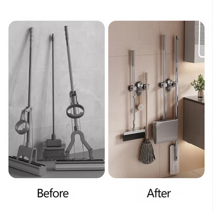 👍2025 Hot Sale 49% OFF-Broom Holder Mop Hanger--🔥Last 4 hours 🔥Once we reach 300 units of sales, we will resume to $38.99