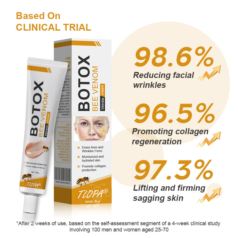 👨‍⚕️ Made and Shipped from USA✅ TLOPA™ Botox Bee Venom Wrinkle Removal Cream- LAST DAY 80% OFF