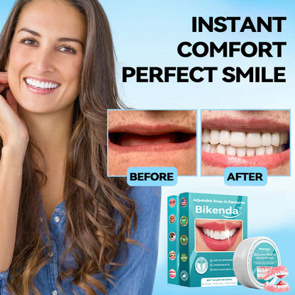 𝐁𝐢𝐤𝐞𝐧𝐝𝐚™🗽 Silicone Reline Denture Set (⏰Limited Time 80% Off - Last 30 Minutes ⏰)