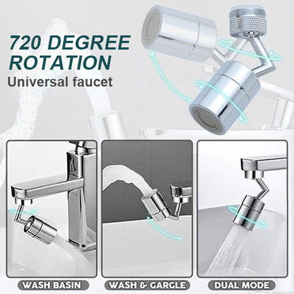 🔥Last Day Promotion 49% OFF🔥👍Upgraded Universal Splash Filter Faucet--👩‍👩‍👧‍👧The direction and water flow rate can be freely adjusted