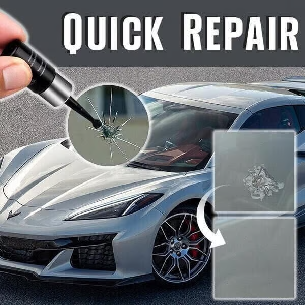 (Last Day Promotion - 49% OFF) 🔥TIMNAMY ®Cracks Gone Glass Repair Kit (New Formula), BUY MORE GET MORE FREE🔥