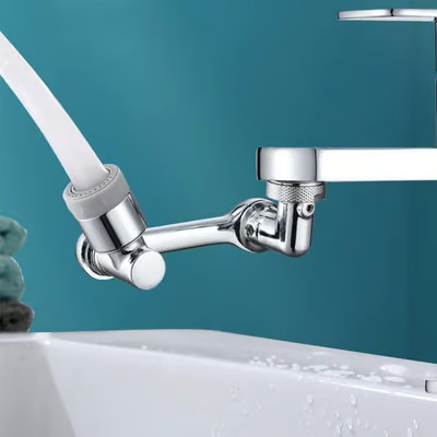 💖Last Day Promotion 49% OFF💖Rotating 1080° robotic arm faucet (universal model)--👩‍👩‍👧‍👧The direction and water flow rate can be freely adjusted