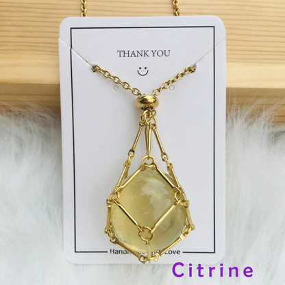 2025 TIMNAMY™ Crystal Necklace--Natural ore, pure handmade craftsmanship🎁