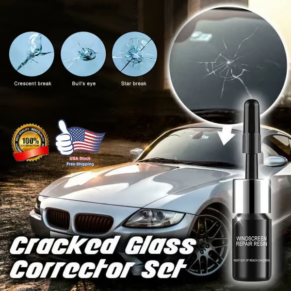 (Last Day Promotion - 49% OFF) 🔥TIMNAMY ®Cracks Gone Glass Repair Kit (New Formula), BUY MORE GET MORE FREE🔥