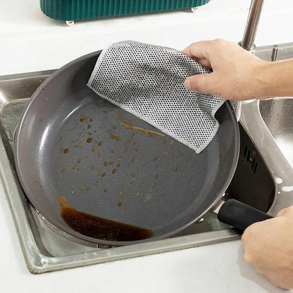 🎁Last Day Promotion 50% OFF🎁Multipurpose Wire Dishwashing Rags for Wet and Dry