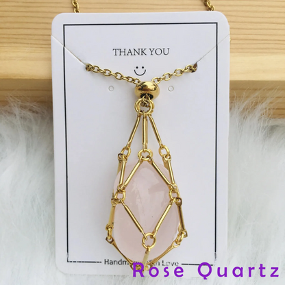 2025 TIMNAMY™ Crystal Necklace--Natural ore, pure handmade craftsmanship🎁