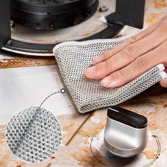 🎁Last Day Promotion 50% OFF🎁Multipurpose Wire Dishwashing Rags for Wet and Dry