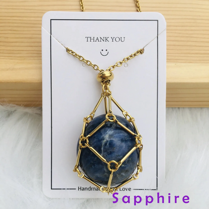 2025 TIMNAMY™ Crystal Necklace--Natural ore, pure handmade craftsmanship🎁