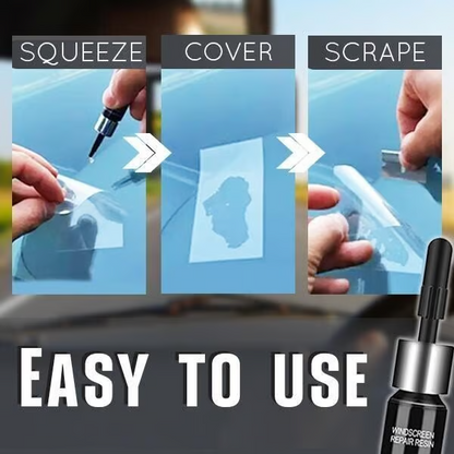 (Last Day Promotion - 49% OFF) 🔥TIMNAMY ®Cracks Gone Glass Repair Kit (New Formula), BUY MORE GET MORE FREE🔥