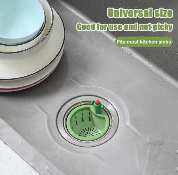 💧Last Day Promotion 49% OFF👍Cactus Kitchen Automatic Dumping Sink Filter(universal model)