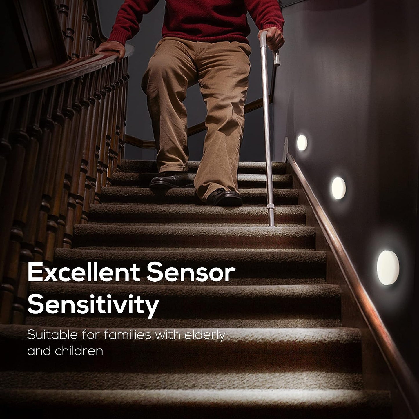 TIMNAMY™ Motion Sensor Lights【Wireless, motion-activated lighting. Perfect for hallways, closets, stairs. Designed for convenience and safety】
