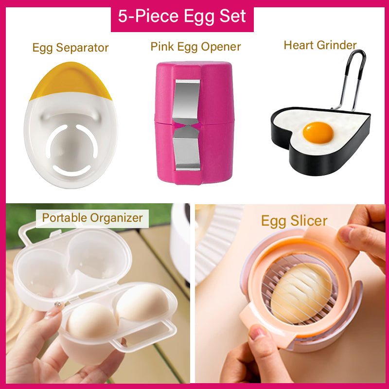 Egg shell Opener, Eggshell Cracker for Eggs, Stainless Steel Egg Peeler, Handheld Egg Seperator Tool, Quick Egg Breaker for Kitchen-🇺🇸 Made in the USA