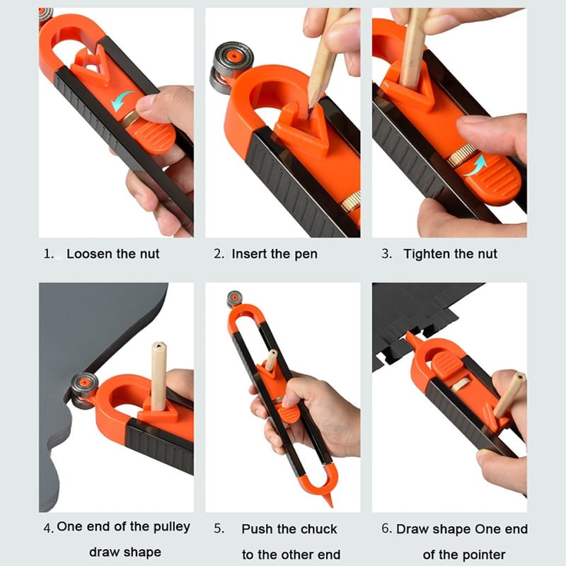 (Enjoy 40% OFF for adding a second one🔥) Precise Edge Corner Measuring Profile Duplicator⚡