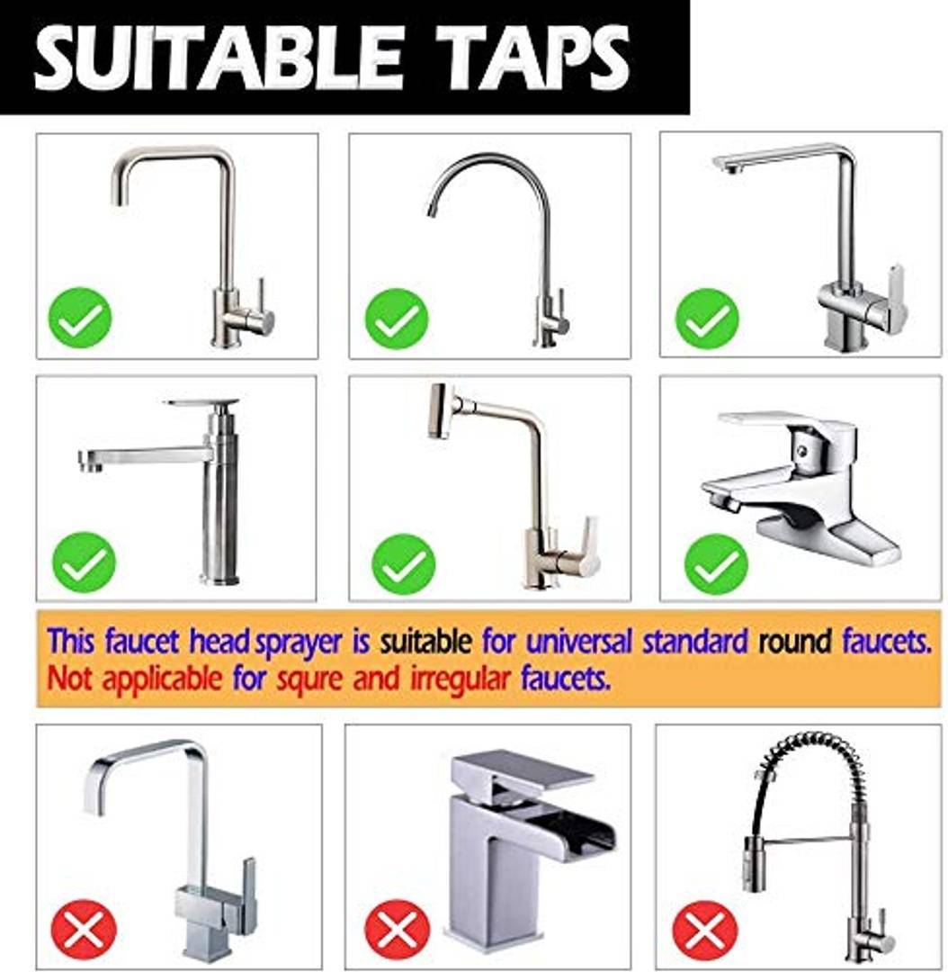2025 Upgraded TIMNAMY™ 360° Rotatable Faucet Sprayer Head 🎁 🏆Hot Sale 50% OFF