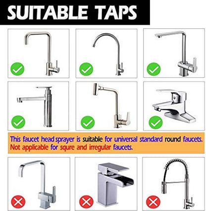 2025 Upgraded TIMNAMY™ 360° Rotatable Faucet Sprayer Head 🎁 🏆Hot Sale 50% OFF